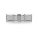 Men's Brushed Finish Classic Wedding Band 1